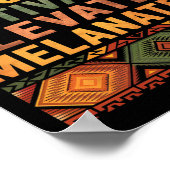 Poster Educated Motivated Elevated Melanated Black Histor (Coin)