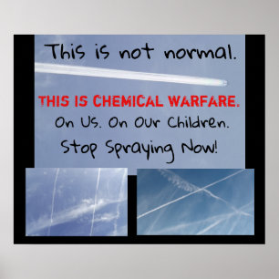 Poster éducatif Chem Trail