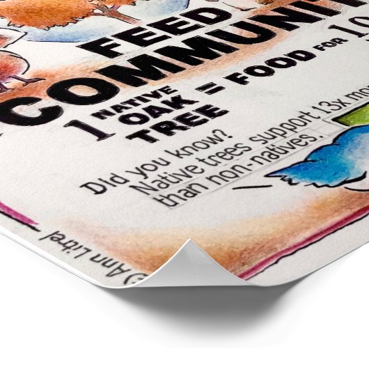 Poster éducatif plante a Tree (Coin)