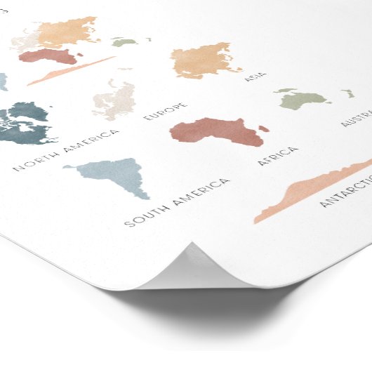 Poster éducatif pour les continentaux (Coin)