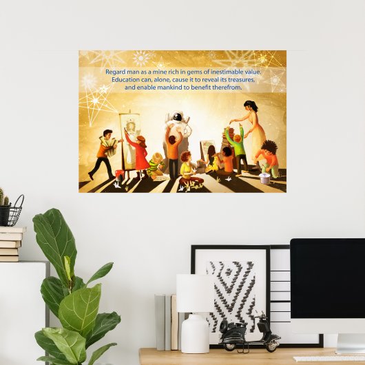 Poster Éducation (Bureau à domicile)