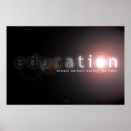 Poster Éducation (Devant)