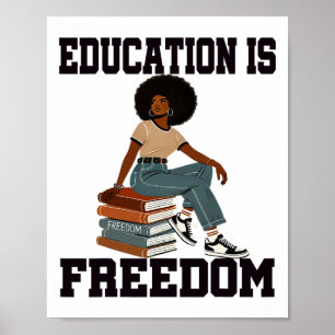 Poster Éducation du Mois de l'histoire des Noirs est la l