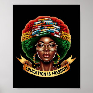 Poster Éducation du Mois de l'histoire des Noirs est la l