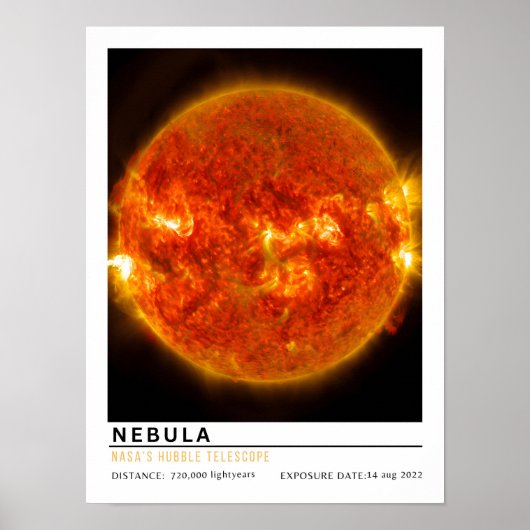 Poster Éducation spatiale nébuleuse (Devant)
