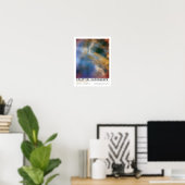 Poster Éducation sur l'espace des nuages célestes (Bureau à domicile)