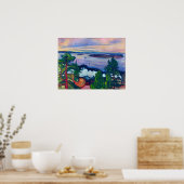 Poster Edvard Munch - Fumée de train (Cuisine)