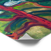 Poster Edvard Munch - Fumée de train (Coin)