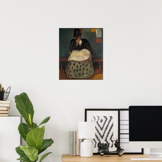Poster Edvard Munch - Héritage (Bureau à domicile)