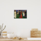 Poster Edvard Munch - La Danse de la vie (Cuisine)