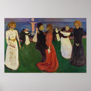 Poster Edvard Munch - La Danse de la vie