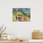 Poster Edvard Munch - La forêt Fairytale (Cuisine)