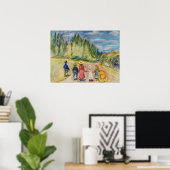 Poster Edvard Munch - La forêt Fairytale (Bureau à domicile)