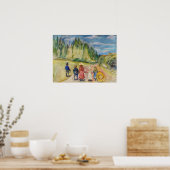 Poster Edvard Munch - La forêt Fairytale (Cuisine)