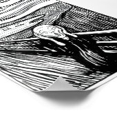 Poster Edvard Munch - La lithographie de cri (Coin)