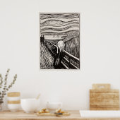 Poster Edvard Munch La Lithographie De Cri Imprimer Célèb (Cuisine)