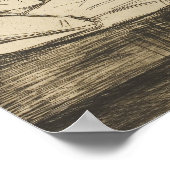 Poster Edvard Munch - La mère morte et son enfant (Coin)