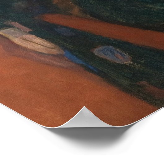 Poster Edvard Munch - La mort dans le champignon (Coin)