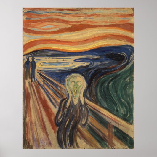Poster Edvard Munch La Peinture De Cris (Devant)