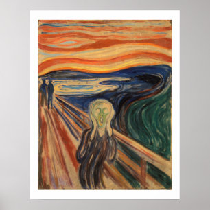 Poster Edvard Munch L'Affiche De Peinture De Cris