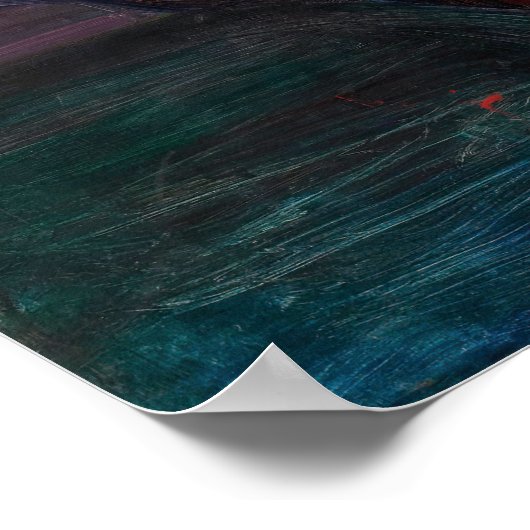 Poster Edvard Munch - Le baiser (Coin)