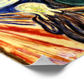 Poster Edvard Munch Le Cri (Coin)