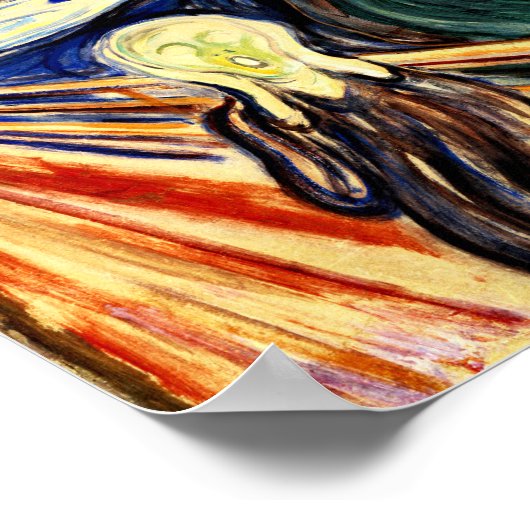 Poster Edvard Munch Le Cri (Coin)