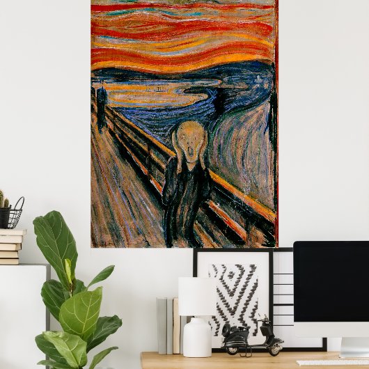 Poster Edvard Munch - Le cri (Bureau à domicile)