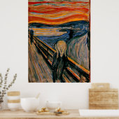 Poster Edvard Munch - Le cri (Cuisine)