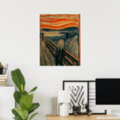 Poster Edvard Munch - Le cri (Bureau à domicile)