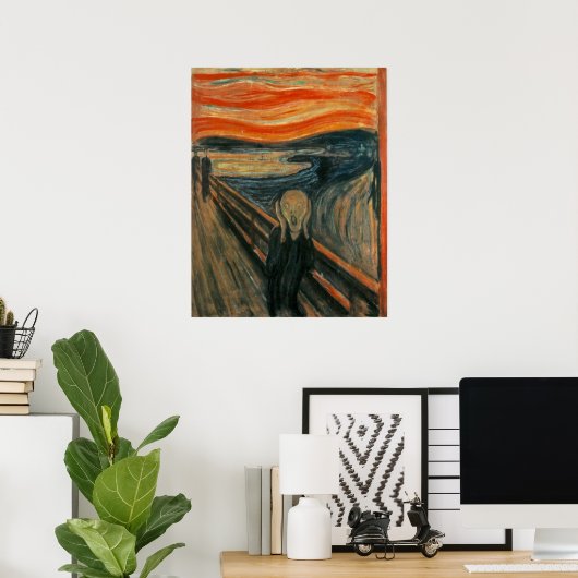 Poster Edvard Munch - Le cri (Bureau à domicile)