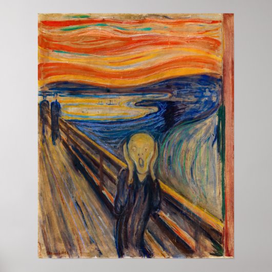 Poster Edvard Munch - Le Cri 1893 (Devant)