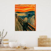 Poster EDVARD MUNCH - Le cri 1893 (Cuisine)