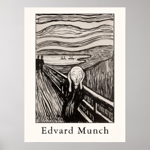 Poster Edvard Munch – Le Cri (1895)