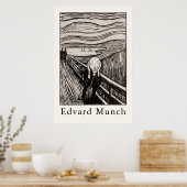 Poster Edvard Munch – Le Cri (1895) (Cuisine)