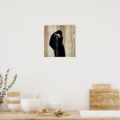 Poster Edvard Munch - Le Kiss IV (Cuisine)