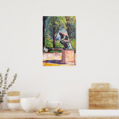 Poster Edvard Munch - Le Penseur par Rodin (Cuisine)