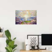 Poster Edvard Munch - Le Soleil 1911 (Bureau à domicile)