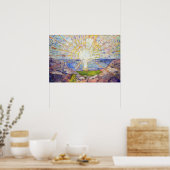 Poster Edvard Munch - Le Soleil 1911 (Cuisine)