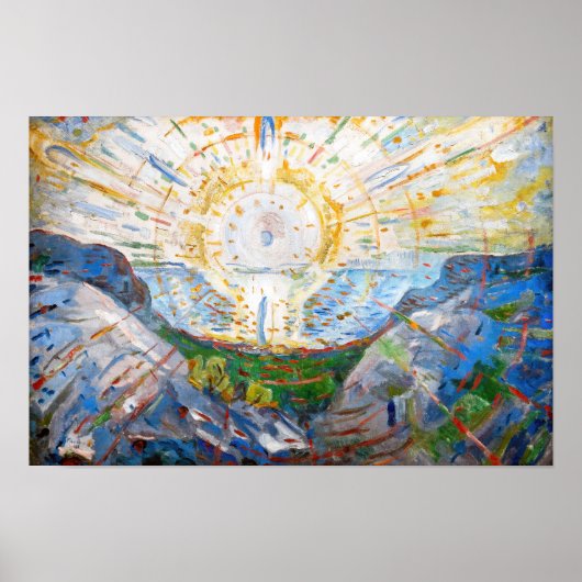 Poster Edvard Munch - Le Soleil 1912 (Devant)
