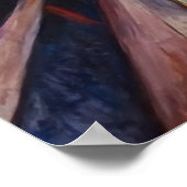 Poster Edvard Munch - Les filles sur le pont 1903 (Coin)