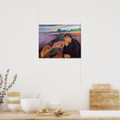 Poster Edvard Munch - Melancholy 1894 (Cuisine)