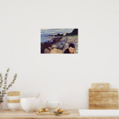 Poster Edvard Munch - Mélancolie (Cuisine)