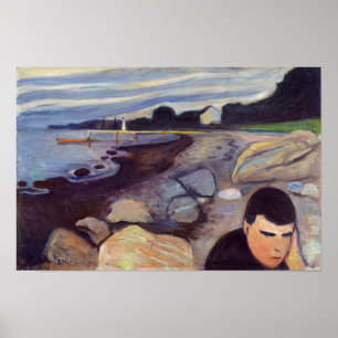 Poster Edvard Munch - Mélancolie