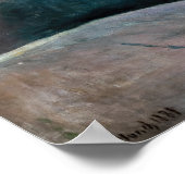 Poster Edvard Munch - Nuit d'été, Inger sur la plage (Coin)