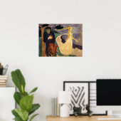 Poster Edvard Munch - Séparation (Bureau à domicile)