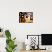 Poster Edvard Munch - Séparation (Bureau à domicile)