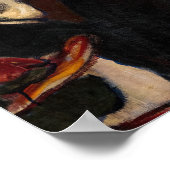 Poster Edvard Munch - Soirée sur Karl Johan Street (Coin)