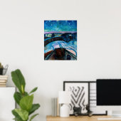 Poster Edvard Munch - Starry Night 1922 (Bureau à domicile)