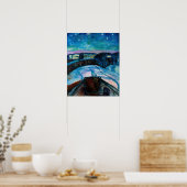 Poster Edvard Munch - Starry Night 1922 (Cuisine)